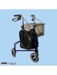 Balkonik trójkołowy z torbą i koszykiem - ARmedical AR-004